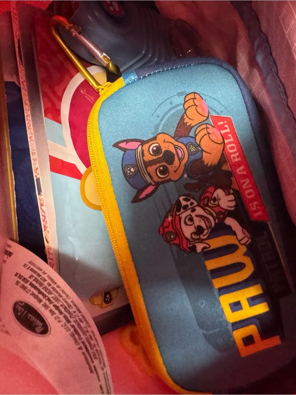 Melissa & Doug Red, Yellow and Blue Clear-Front Kids Backpack